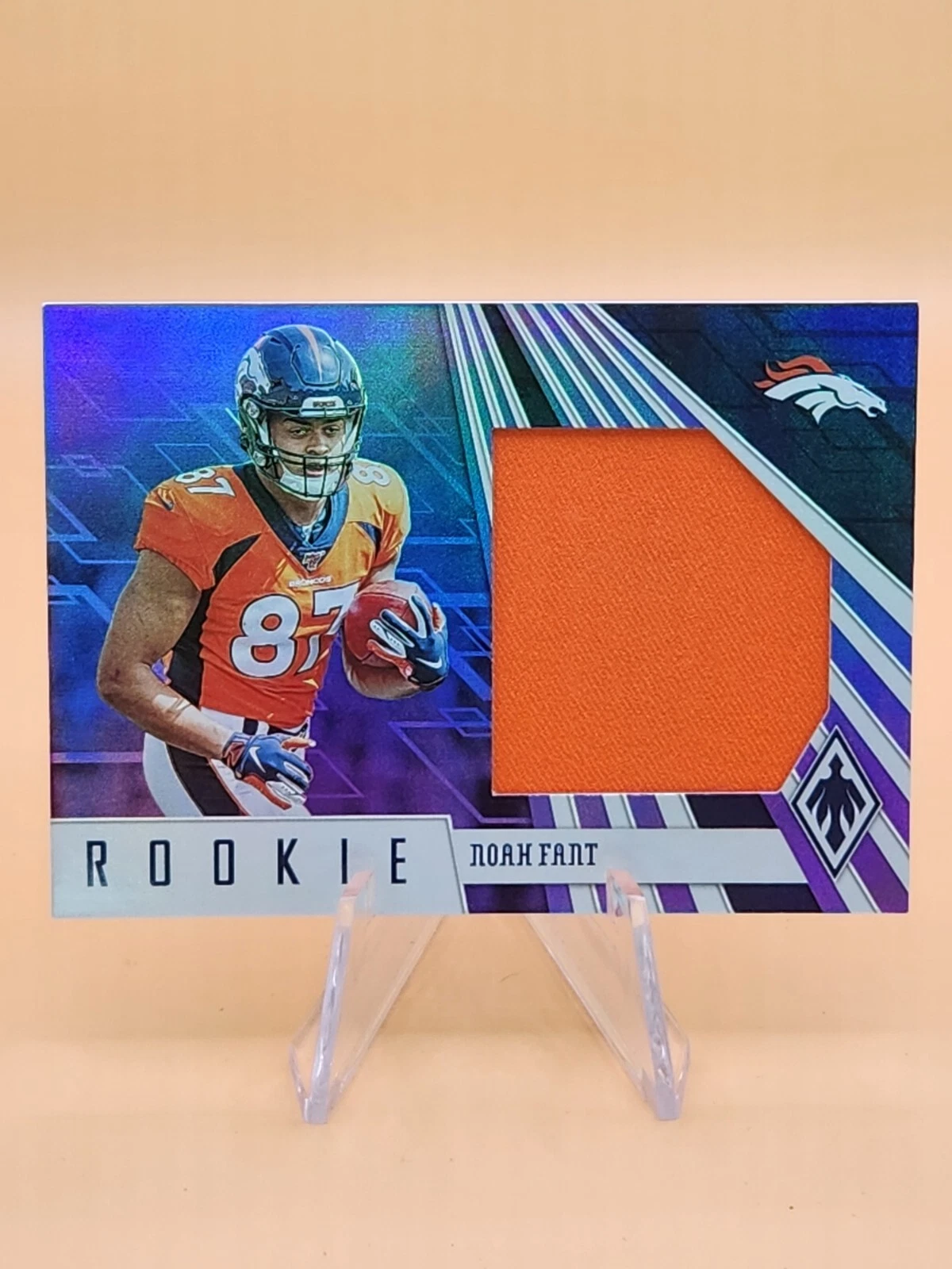 Noah Fant Panini Phoenix Rps Memorabilia #24 Jumbo-Purple