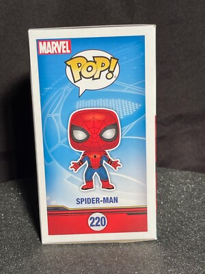 Funko Pop Marvel #220 SPIDER-MAN from Spider-Man Homecoming | eBay