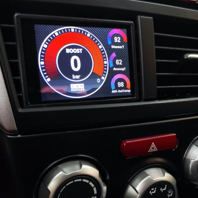 CANchecked Display MFD32 Gen2 für Subaru Impreza GR einschl. WRX LHD 07-14