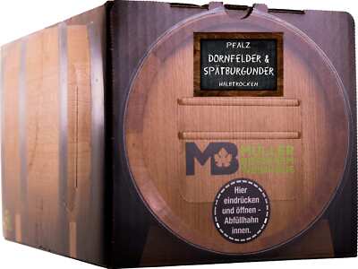 Bag in Box Rotwein Dornfelder & Spätburgunder Rotwein halbtrocken 5 L Weinhaus M