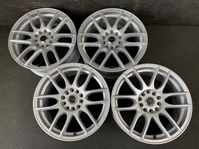 スティクノリ 4) 17x7.5 Raceline Tuning 141S Mystique Wheels Rims 5x112/5x114.3