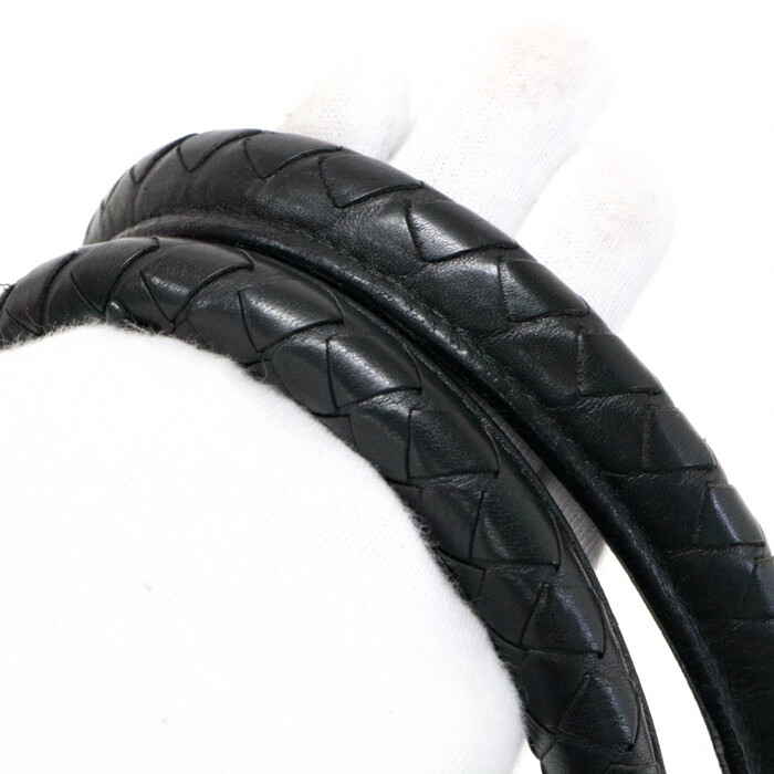 BOTTEGA Business Bag Calf Leather Intrecciato 191312 Black eBay