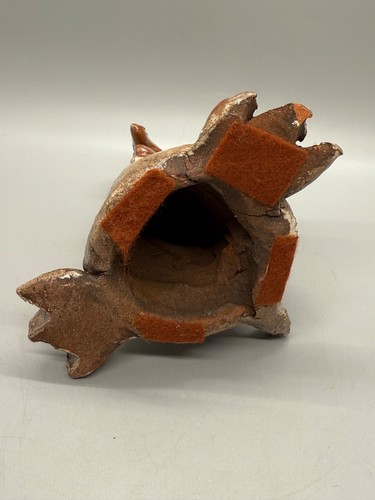 Nancy Hicks Signed Red Clay Pottery Turkey Figurine - Picture 10 of 17