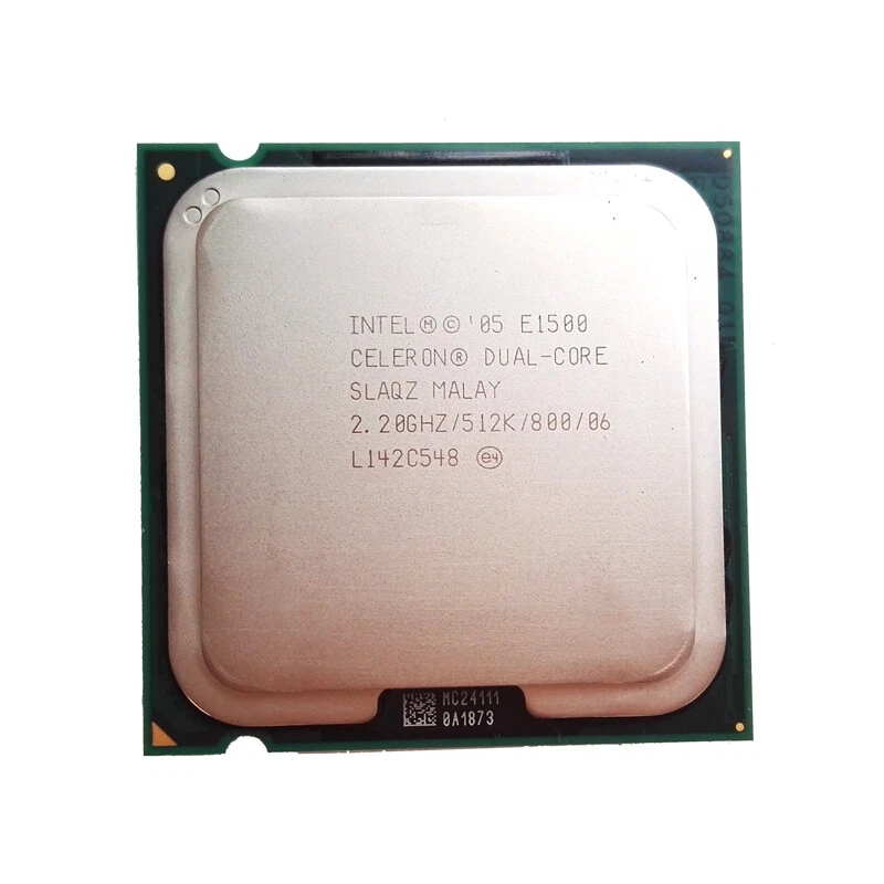 Intel Celeron E1500 SLAQZ 2.2GHz Dual-Core 800MHz 512KB Socket775 CPU Processor - Image 2 of 3