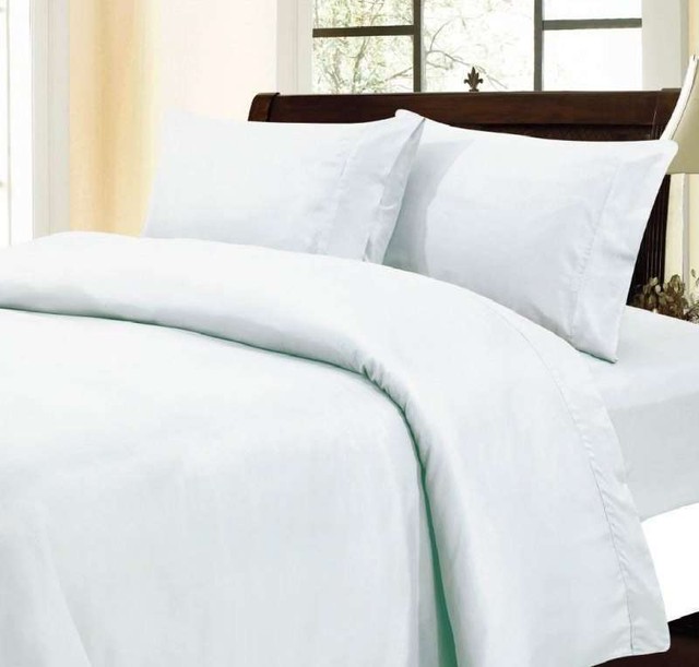 21/" Deep Pocket Cal King Size Home Bedding Items 1000 TC Egyptian Cotton