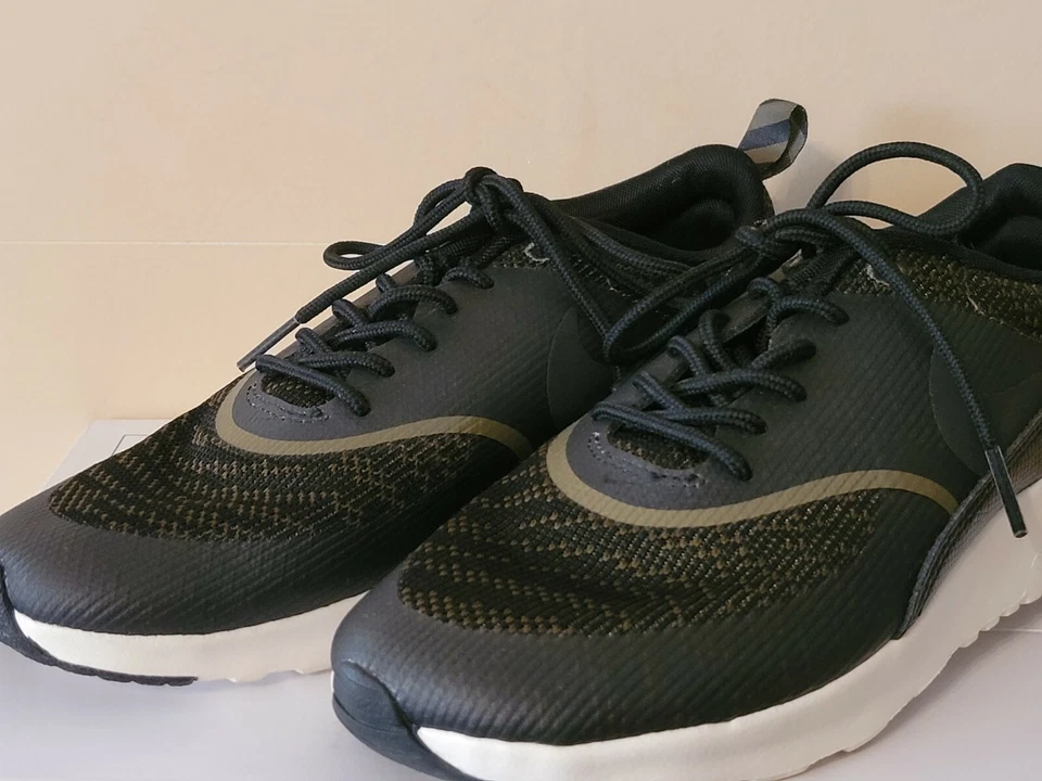 Damen Nike Air Max Thea Jacquard UK 3,5 EUR 36,5 verblasst olivschwarz Segel 847126 00 - Bild 3 von 4