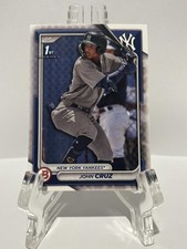 2024 Bowman- John Cruz #BP-77 Prospects Yankees MINT