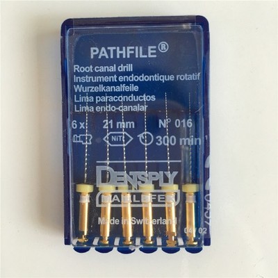 Dentsply Pathfile Root Canal Rotary Dental Files 1 x 6 File Pack 016 21mm