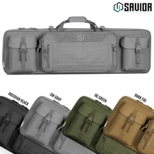 "SAVIOR" Double Rifle Soft Case Firearm Long Carbine Gun Padded Carry Drag Bag