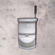 Motorola StarTAC 6000e Vintage Flip Cell Phone Black Classic Mobile Model 6000e