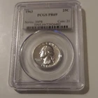 1963 Washington Quarter PCGS PR69 Proof Silver 25C Philadelphia KM#164