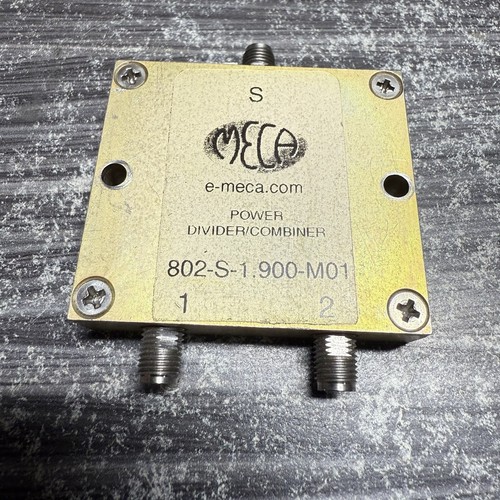 800-1900Mhz 30W 2 Way SMA Power Divider MECA 802-S-1.9-M01 USA Stock, used