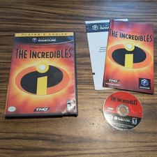 Incredibles (Nintendo GameCube, 2004) Complete w/ Manual & Insert TESTED
