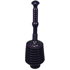 Impact 9205 Deluxe Professional 11.2" x 6" Polyethylene Plunger - Black New