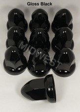 American Force 33mm Gloss Black Lug Nut Covers Pack Of 10 New American Force 33mm Gloss Black Lug Nut Covers Pack Of 10 New