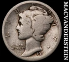 1917 Mercury Dime- Silver- Scarce Better Date No Reserve #J4341