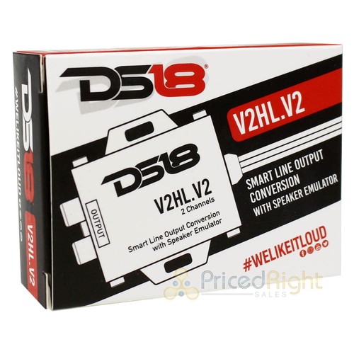 DS18 2 Channel Hi Low Line Output Converter Speaker Emulator V2HL.V2 - Picture 6 of 6