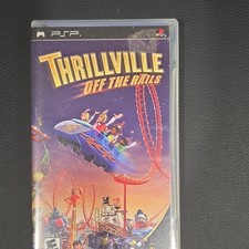 Thrillville: Off the Rails Sony PSP UMD w/ Case & Manual E10+ NTSC 2007