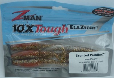 Zman SPT4-261PK5 Duftend Paddlerz 4 '' Farbe Neu Penny 5CT