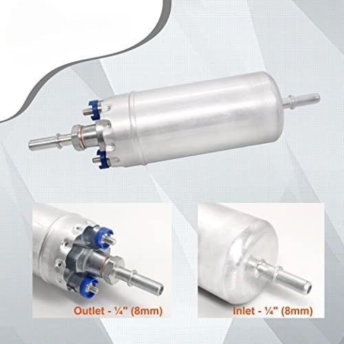 12V Gasoline Inline High Pressure Fuel Pump ,200LPH High Flow 125PSI,16.4 Feet - Picture 4 of 6
