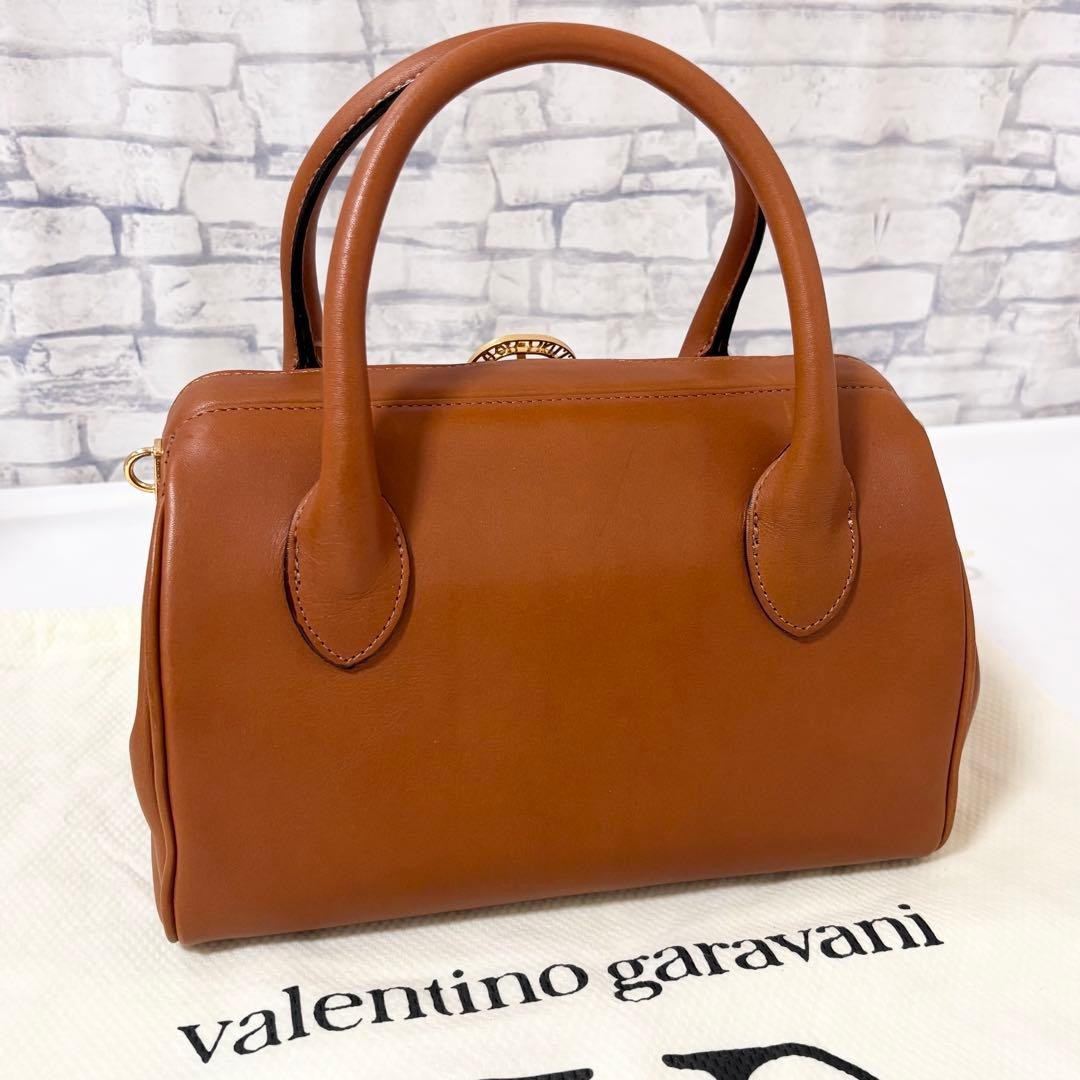 Valentino Garavani Brown Leather 2-Way Mini Handbag with Accessories Japan thumbnail 3
