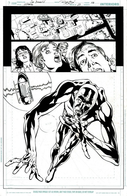 ULTIMATE COMICS THE ULTIMATES 23 pg 8 ULTIMATE VISION 2nd APPEARANCE SCARY