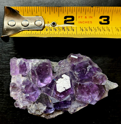 Beautiful Purple ''Tanzinite'' Fluorite - Fujian China - 3.6oz - 3.25'' x 1.75'' x 1