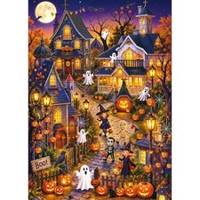 1000 Piece Halloween Jigsaw 1000 Pcs Horror Magical Board Game Craft