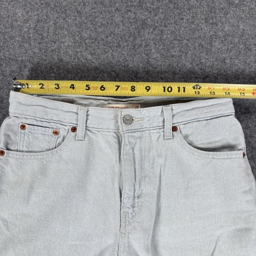 Levi's A-Line Mom Denim Shorts Light Wash Size 28 - Picture 8 of 10