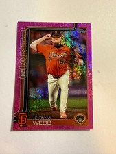2026 Topps Series 1 - Logan Webb #69 Pink Holo Foil