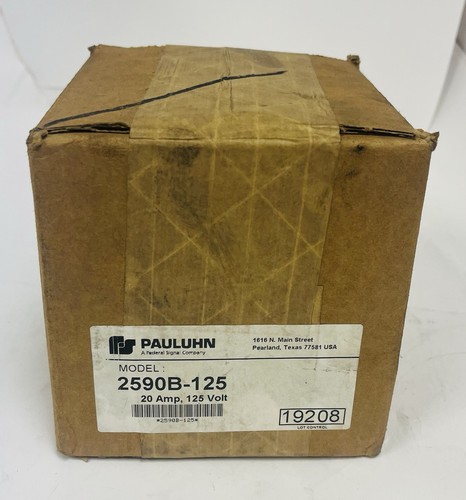 EATON CORPORATION CROUSE HINDS N. 2590B-125 PLGRCPT BRS-WT RECIPIENTE. 20A 125V - Foto 7 di 20