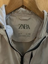 Zara unisex, kids seven lightweight technical jacket, waterproof packable