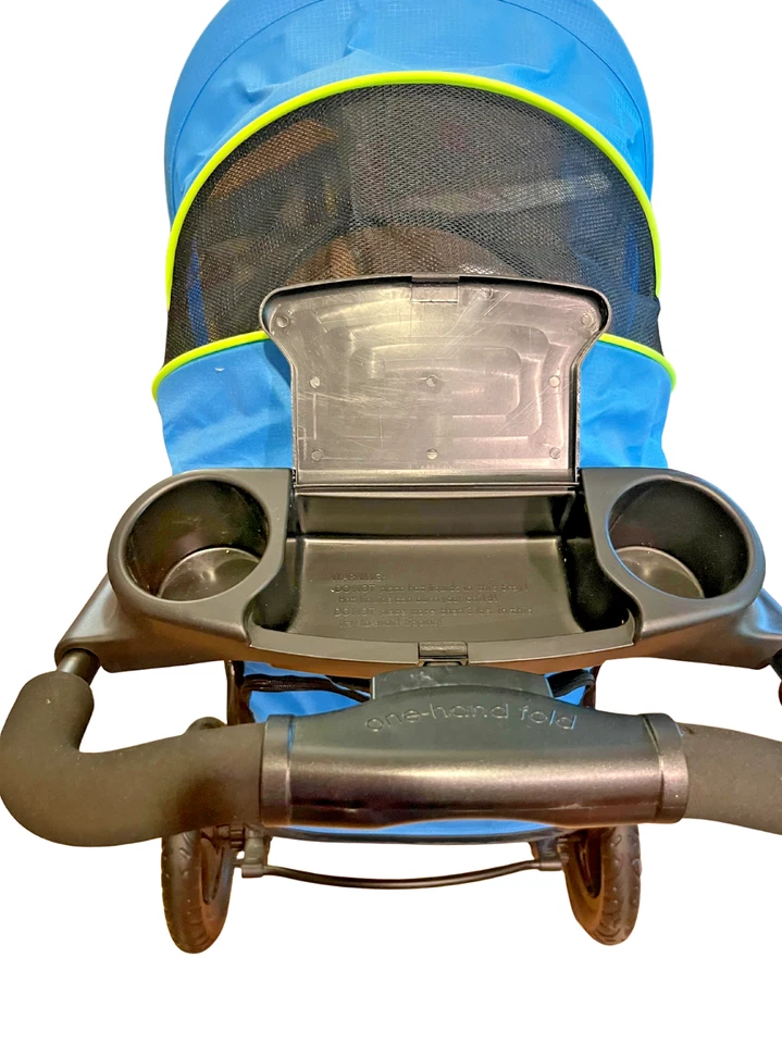 Gen7Pets G7 Pet Stroller Trailblazer Blue Large  Up to 75 lbs & 2 Pets Foldable - Image 4 of 4