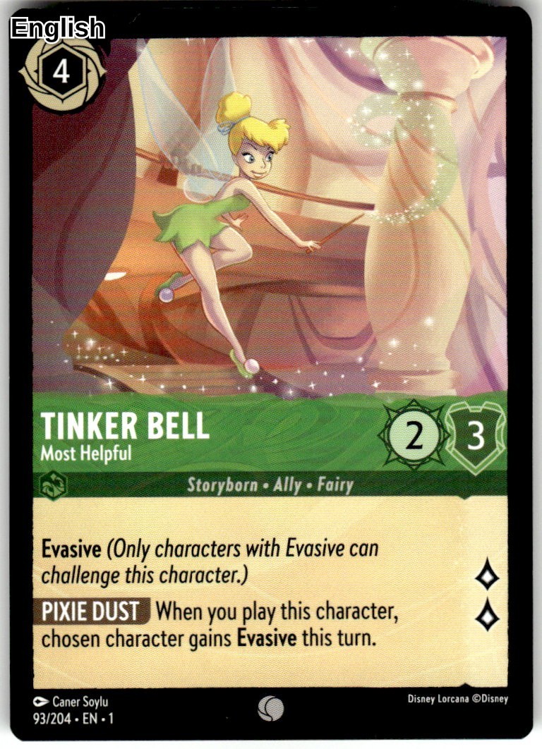 Tinker Bell - Most Helpful - 93/204 - The First Chapter NM
