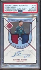 LIONEL MESSI 2022 National Treasures Ruby Prodigy GU Patch Auto /5 PSA 7 DNA 10