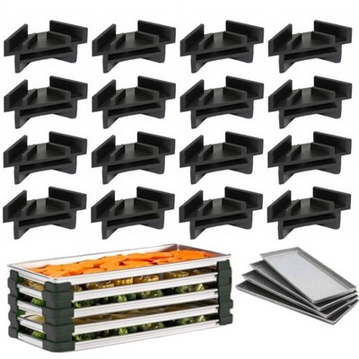 Tablettstapler 16 Stück Set für Ernterechte Gefriertrockner Tabletts Organisation