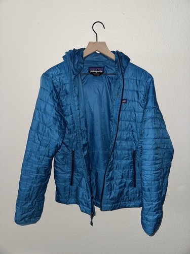 Patagonia - Men’s Nano Puff Insulated Hoodie Jacket Size Small Endless Blue - Picture 2 of 4