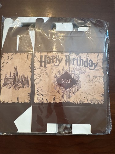 Cajas de regalo y golosinas de suministros de fiesta de cumpleaños de Harry Potter para 10 - Imagen 3 de 12