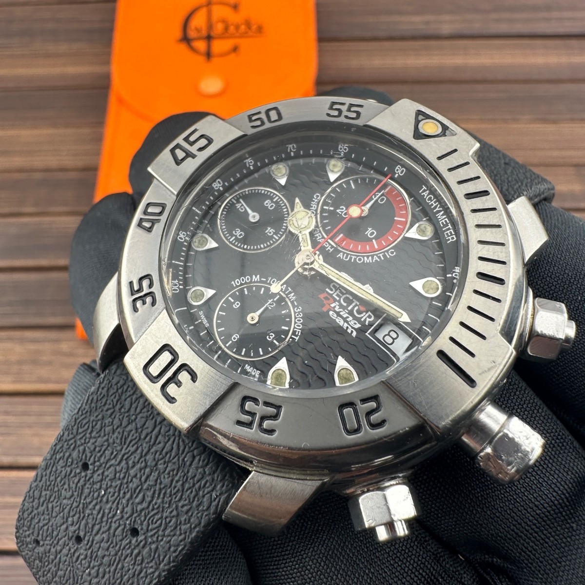 Orologio Uomo Sector Golden Eagle No Limits Titanium 42mm Crono