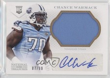 2013 Panini National Treasures Silver Materials 87/99 Chance Warmack #256 3c7