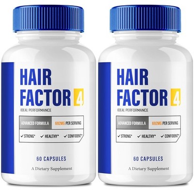 Hair Factor 4 Hair Growth Supplement Capsules 2 Pack