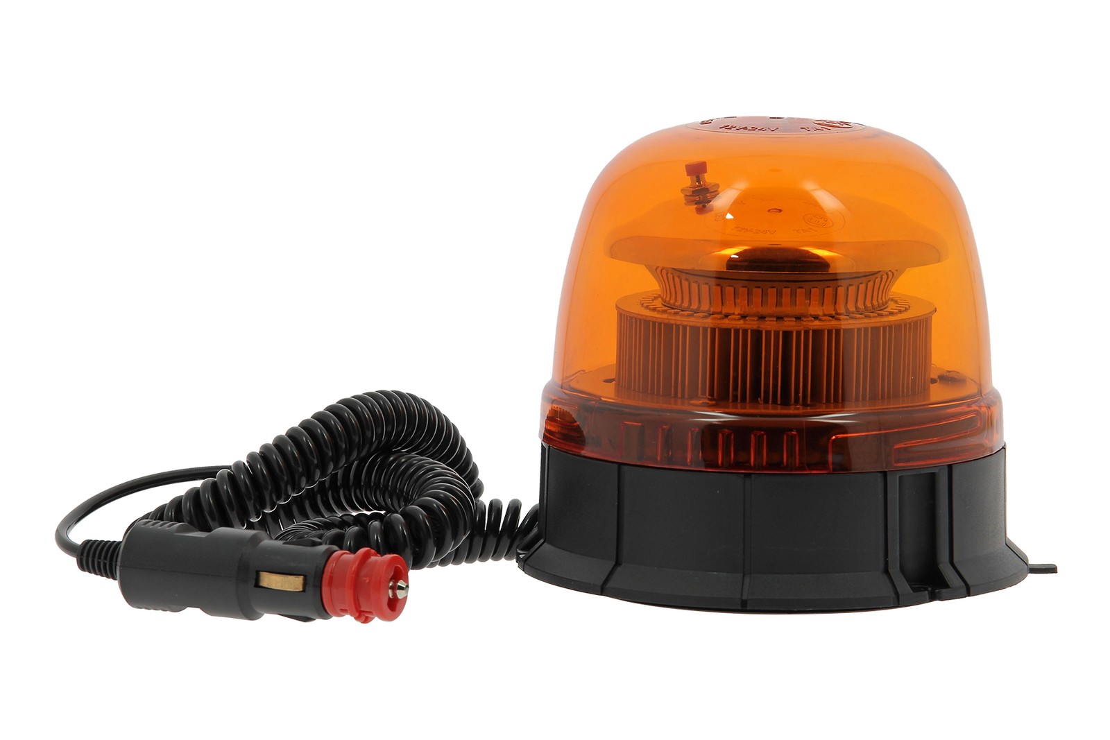 Gyrophare magnétique LED orange pour sécuriser les arrêts d'urgence sur route