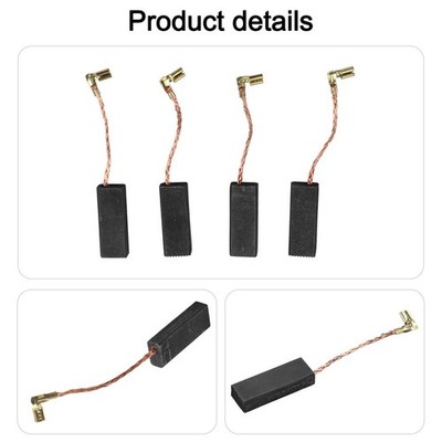 Practical Carbon Brush Circular Saw Cut-off Saw Hammer Drill Part Wire 4pcs