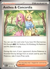 ANTHEA & CONCORDIA 182/217 UNCOMMON ASCENDED HEROES POKEMON NM