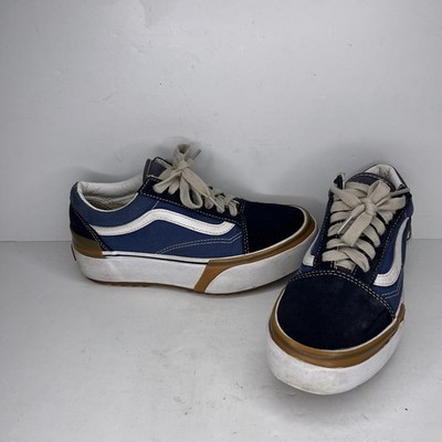 Vans Era Stacked Platform Canvas Blue Authentic Shoe Sneaker Mens 5 / Womens 6.5