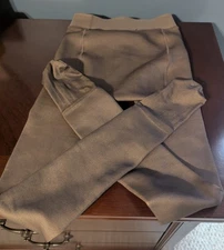 skin colored fleece lined tights for women size small