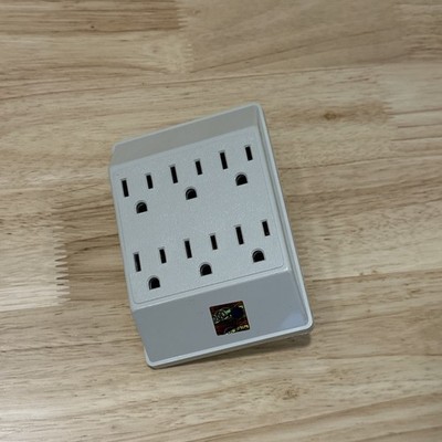 6-Outlet Wall Tap Power Adapter | Plug-In