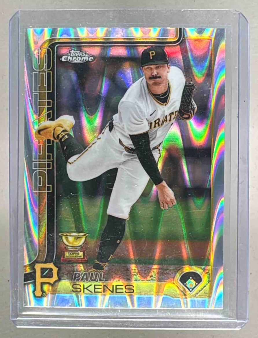 Paul Skenes 2025 Topps Chrome #300 RayWave Refractor
