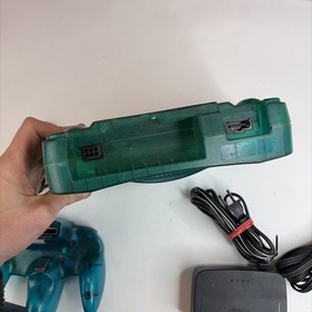 Nintendo 64 N64 Funtastic Ice Blue Console W/ Matching OEM Controller