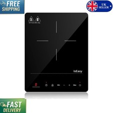 Efficient 2100W Single Induction Cooker with Portable Design & Safety Lock